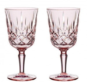 Набор бокалов для вина 2 шт., 355 мл, Noblesse Colors, розовый, хрустальное стекло, Nachtmann