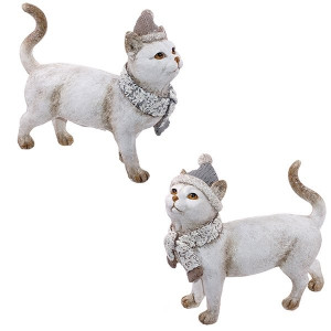 Фигурка декоративная "Кошка" L19.5 W7.5 H17.5