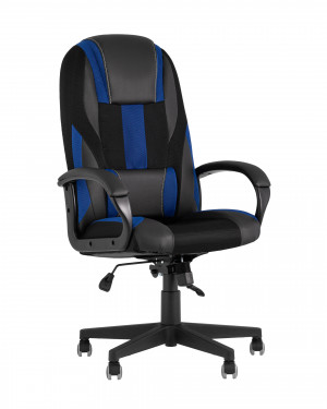 Кресло игровое TopChairs ST-CYBER 9 черный/синий