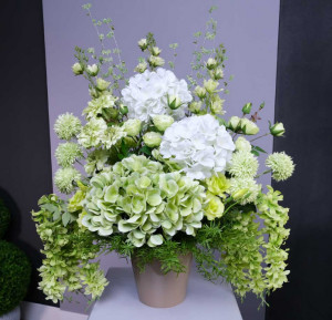 Букет "Зеленый парус бесконечности"